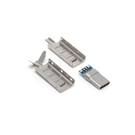 usb 2.0 pcb type c male connector with metal housing|type c usb connector.